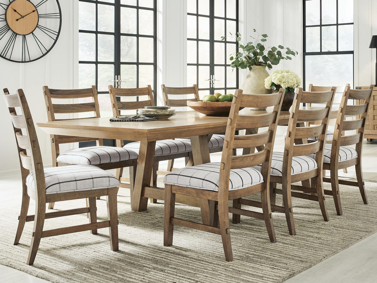 Ridgester Dining Room Sets - D858D6 - product view or room setting; complete kit and included component views (supplier image 2)