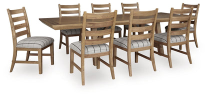 Ridgester Dining Room Sets - D858D6 - product view or room setting; complete kit and included component views (supplier image 1)