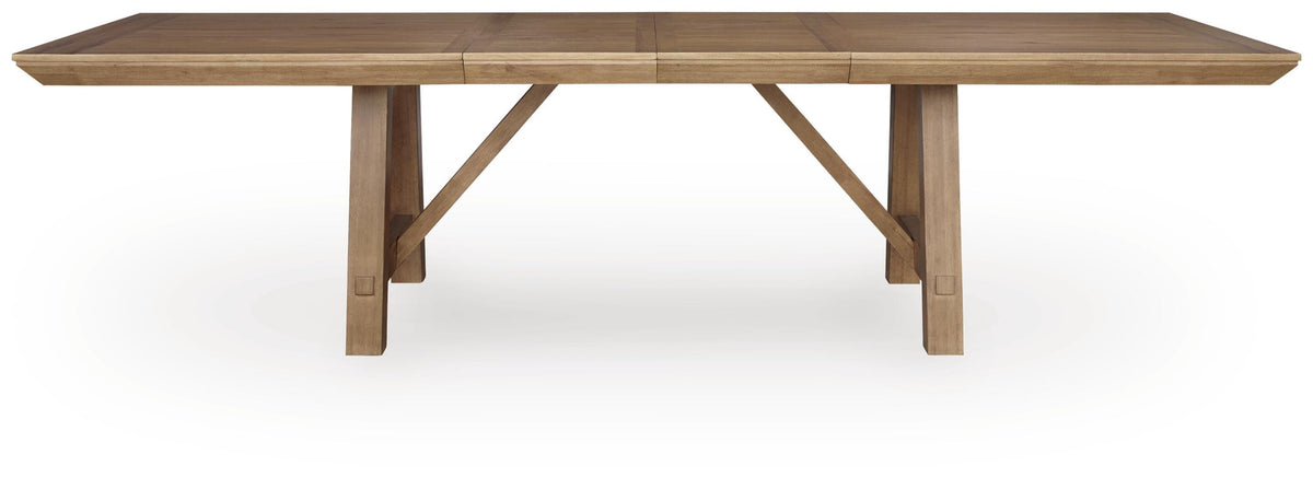 Ridgester Dining Extension Table - D858-45 - product view or room setting; only dining table included (supplier image 3)