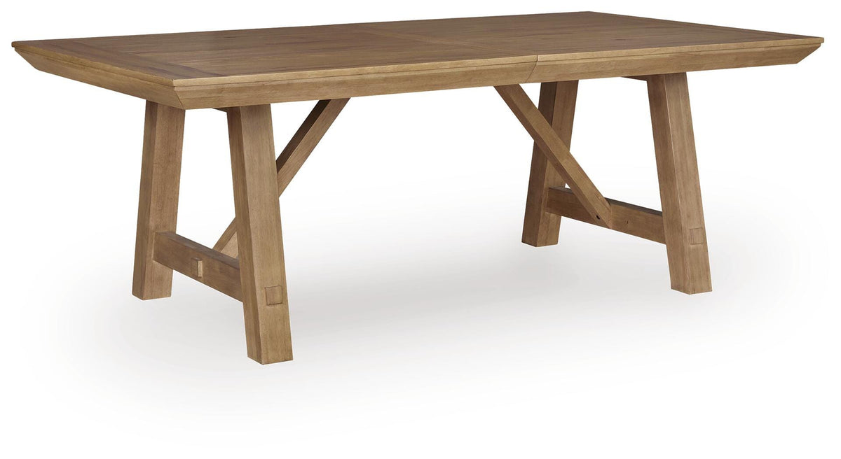 Ridgester Dining Extension Table - D858-45 - product view or room setting; only dining table included (supplier image 4)