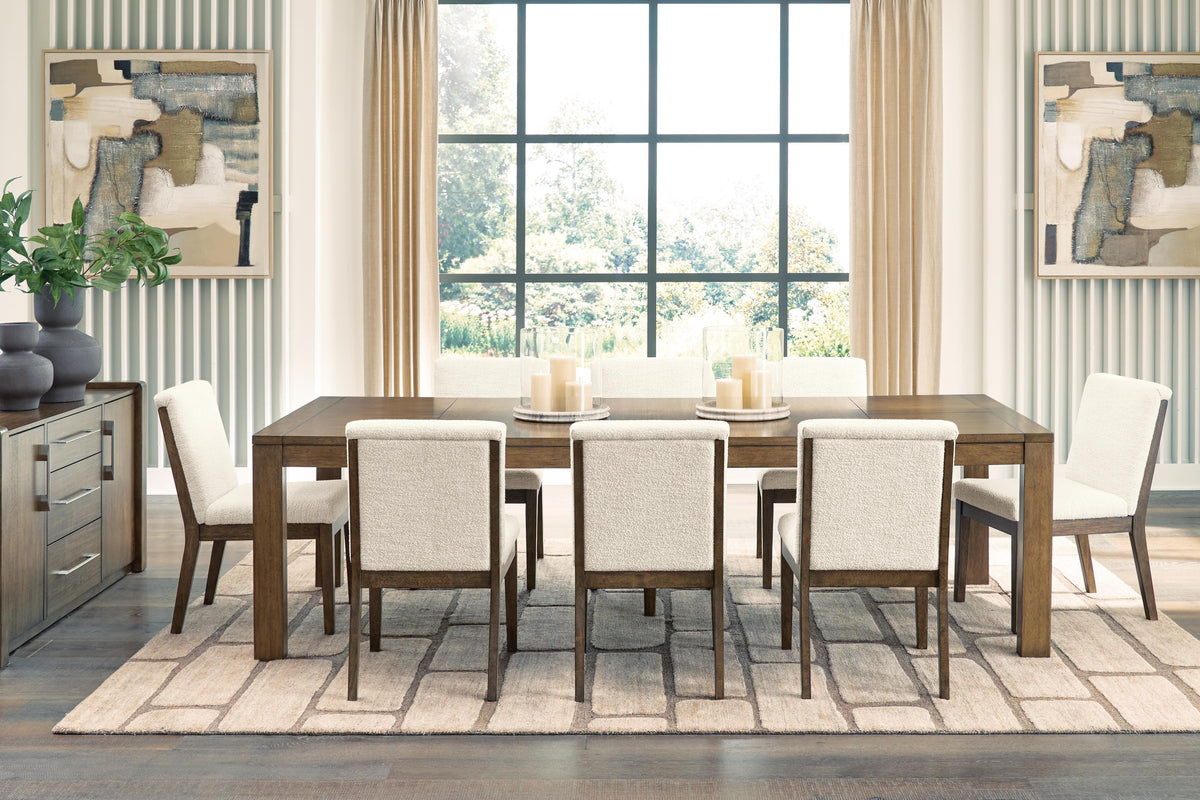 Marxmore Dining Room Sets - D863D4 - product view or room setting; complete kit and included component views (supplier image 4)