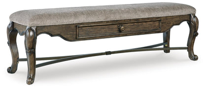 Maylee 63" Dining Bench - D947-00 - product view or room setting; only benche included (supplier image 1)
