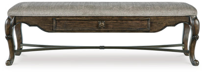 Maylee 63" Dining Bench - D947-00 - product view or room setting; only benche included (supplier image 4)