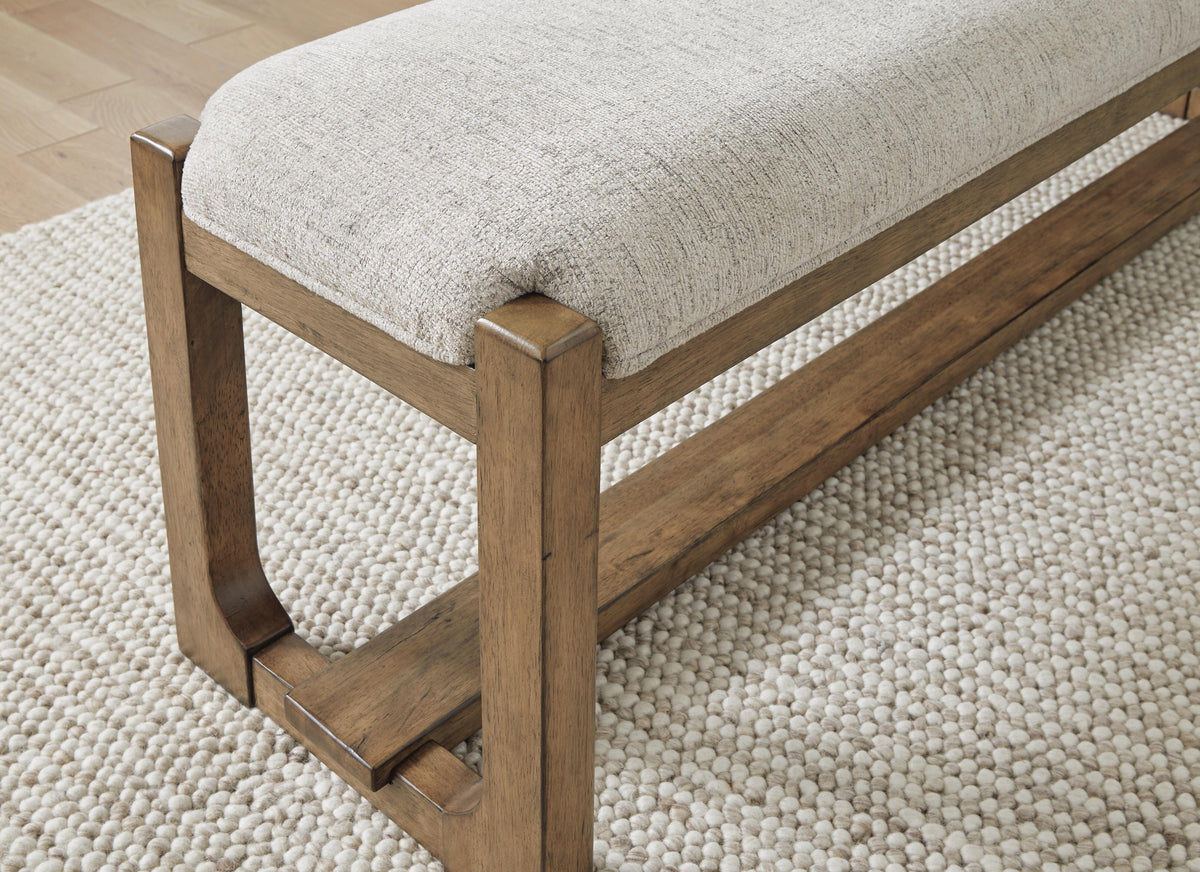 Cabalynn 63" Dining Bench - D974-00 - finish or detail (supplier image 9)