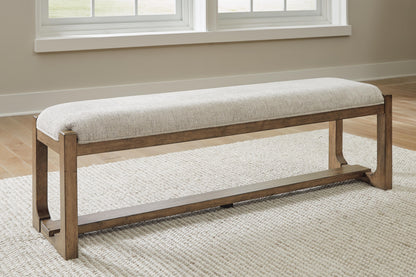 Cabalynn 63" Dining Bench - D974-00 - product view or room setting; only benche included (supplier image 2)
