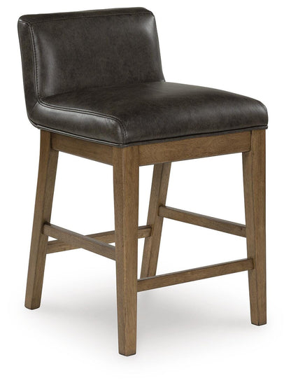 Cabalynn Bar Stools (Set of 2) - D974-124X2 - product view or room setting; set of 2; individual included-item views (supplier image 4)