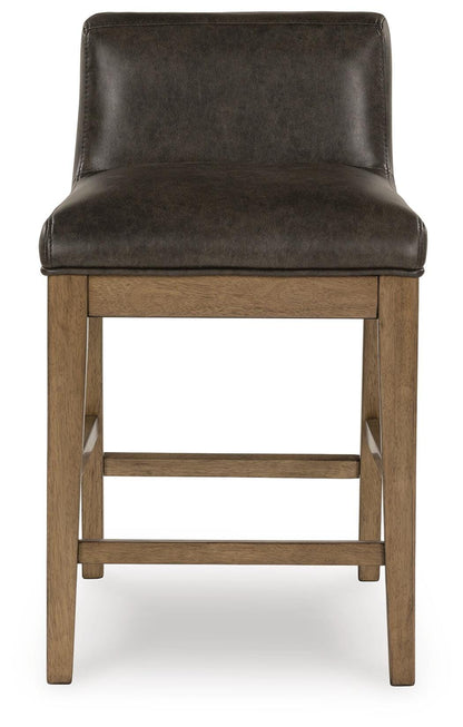 Cabalynn Bar Stools (Set of 2) - D974-124X2 - product view or room setting; set of 2; individual included-item views (supplier image 3)