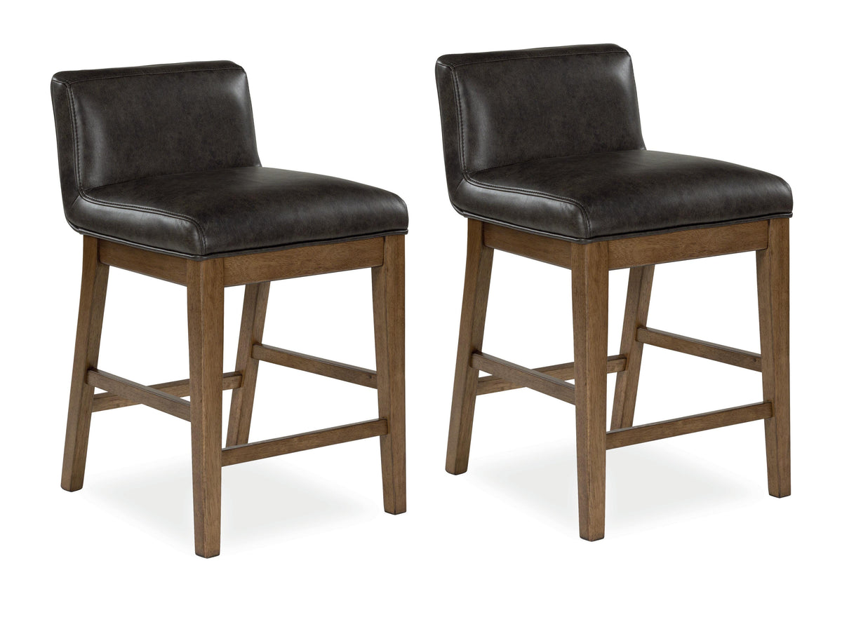 Cabalynn Bar Stools (Set of 2) - D974-124X2 - product view or room setting; set of 2; individual included-item views (supplier image 1)