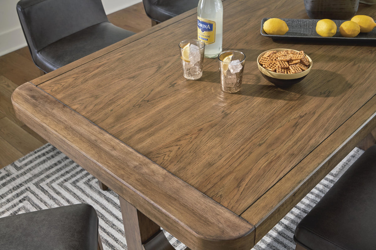 Cabalynn Counter Height Dining Table - D974-13 - finish or detail (supplier image 6)