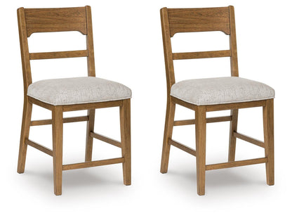 Cabalynn Bar Stools (Set of 2) - D974-224X2 - product view or room setting; set of 2; individual included-item views (supplier image 11)