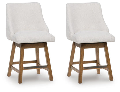 Cabalynn Bar Stools (Set of 2) - D974-324X2 - product view or room setting; set of 2; individual included-item views (supplier image 19)