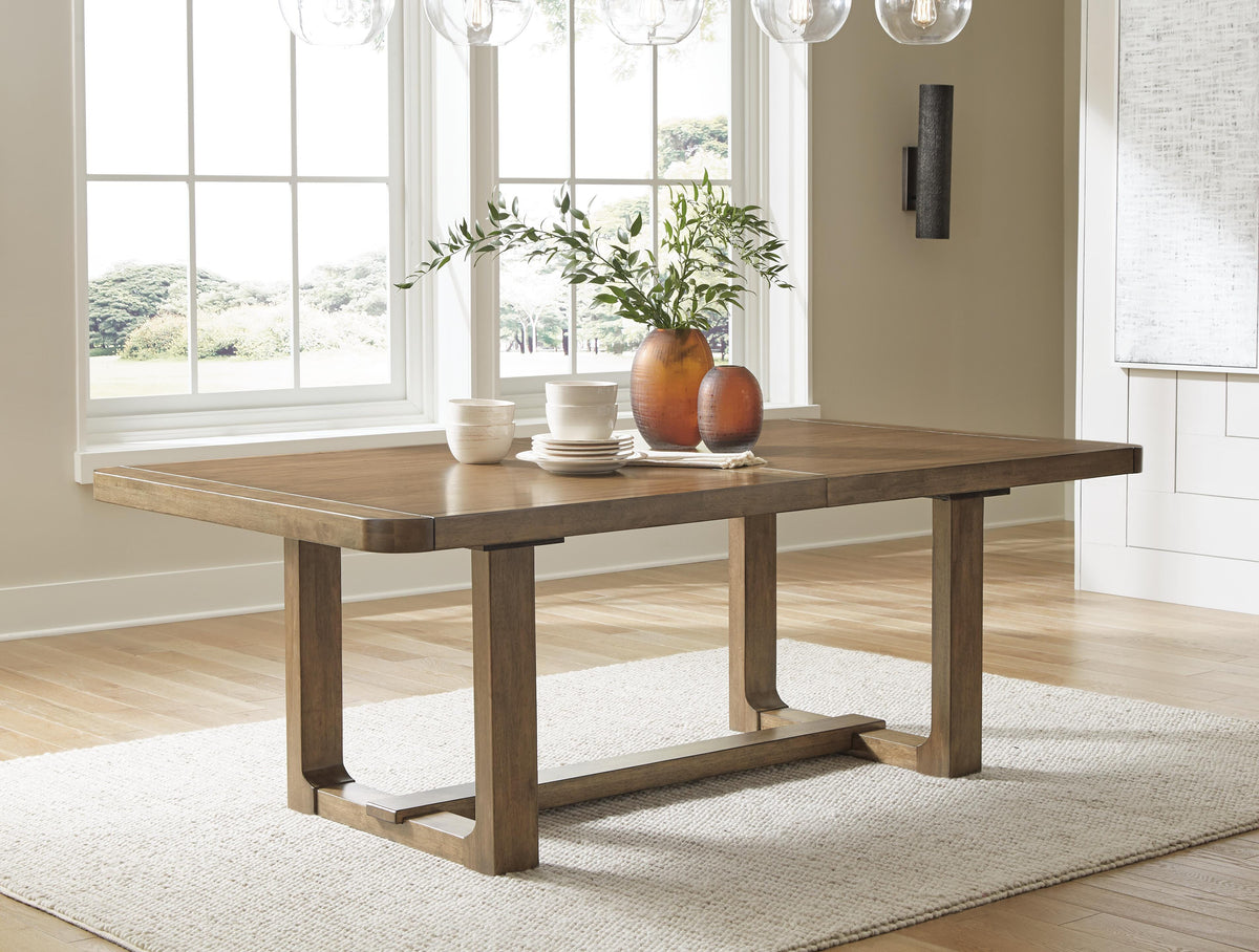 Cabalynn Dining Extension Table - D974-35 - product view or room setting; only dining table included (supplier image 9)
