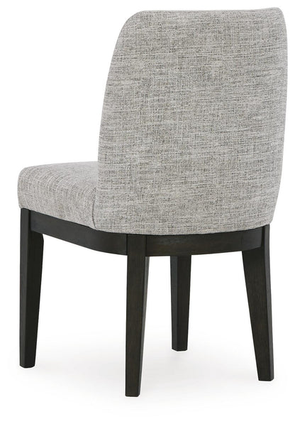 Burkhaus Dining Chairs (Set of 2) - D984-01X2 - product view or room setting; set of 2; individual included-item views (supplier image 14)