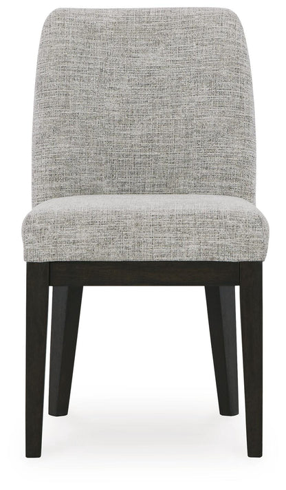 Burkhaus Dining Chairs (Set of 2) - D984-01X2 - product view or room setting; set of 2; individual included-item views (supplier image 12)