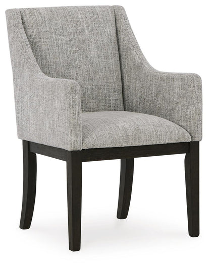 Burkhaus Dining Chairs (Set of 2) - D984-01AX2 - product view or room setting; set of 2; individual included-item views (supplier image 3)