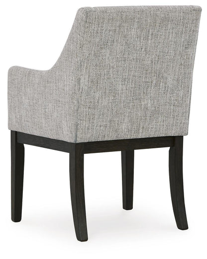 Burkhaus Dining Chairs (Set of 2) - D984-01AX2 - product view or room setting; set of 2; individual included-item views (supplier image 6)