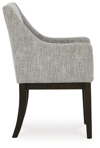 Burkhaus Dining Chairs (Set of 2) - D984-01AX2 - product view or room setting; set of 2; individual included-item views (supplier image 5)
