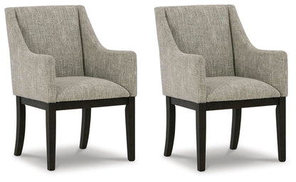 Burkhaus Dining Chairs (Set of 2) - D984-01AX2 - product view or room setting; set of 2; individual included-item views (supplier image 1)