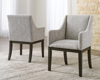 Burkhaus Dining Chairs (Set of 2) - D984-01AX2 - product view or room setting; set of 2; individual included-item views (supplier image 2)