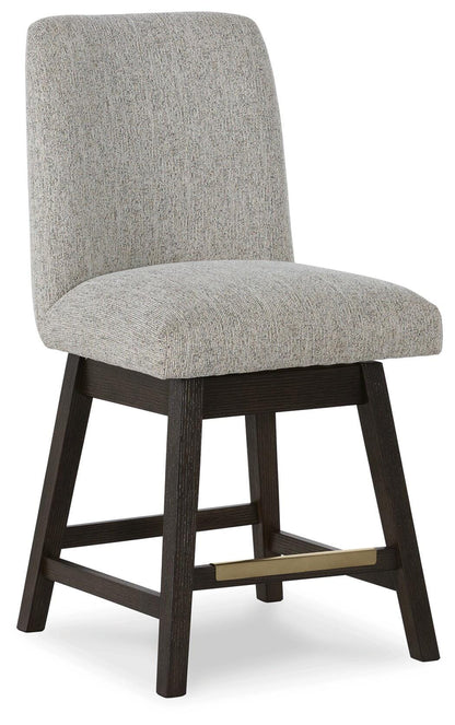 Burkhaus Bar Stools (Set of 2) - D984-124X2 - product view or room setting; set of 2; individual included-item views (supplier image 3)