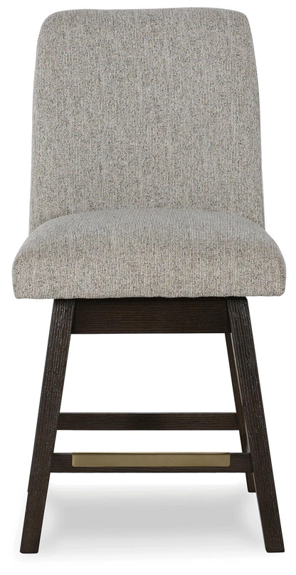 Burkhaus Bar Stools (Set of 2) - D984-124X2 - product view or room setting; set of 2; individual included-item views (supplier image 4)