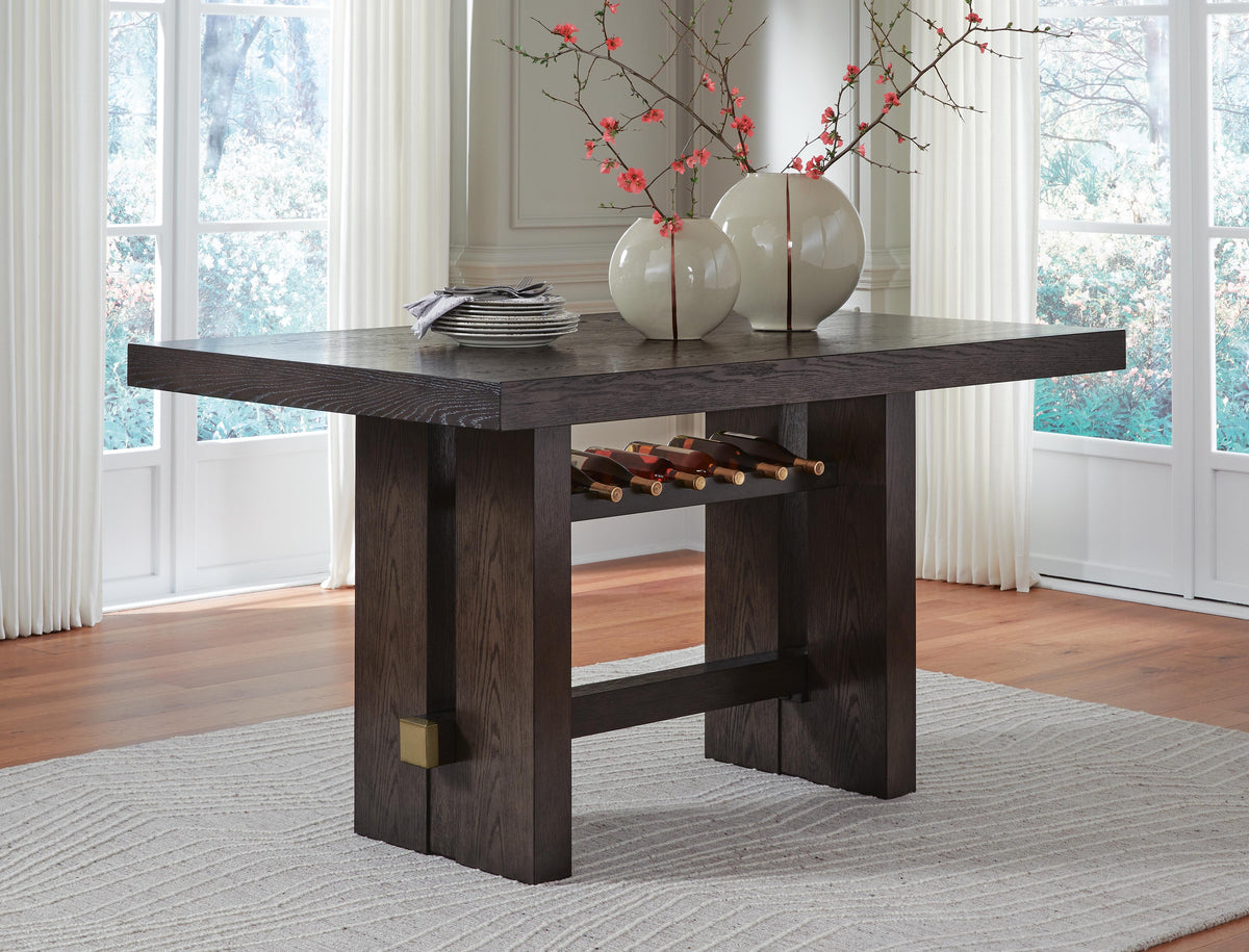 Burkhaus Counter Height Dining Table - D984-32 - product view or room setting; only counter height table included (supplier image 2)
