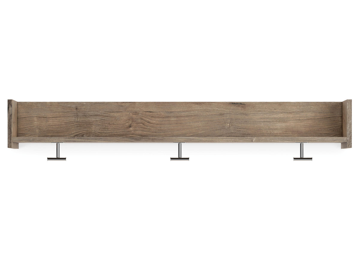 Oliah Wall Mounted Coat Rack with Shelf - EA2270-151 - product view or room setting; only coat rack included (supplier image 3)
