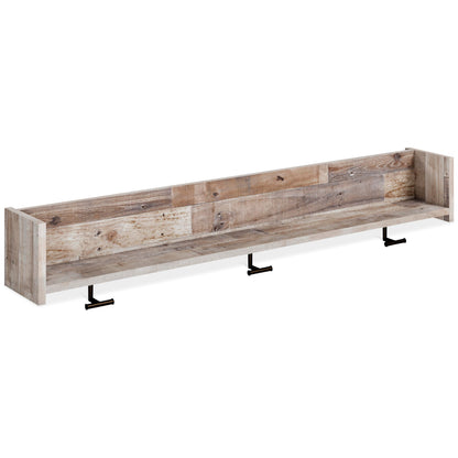 Neilsville Wall Mounted Coat Rack with Shelf - EA2320-151 - product view or room setting; only coat rack included (supplier image 1)