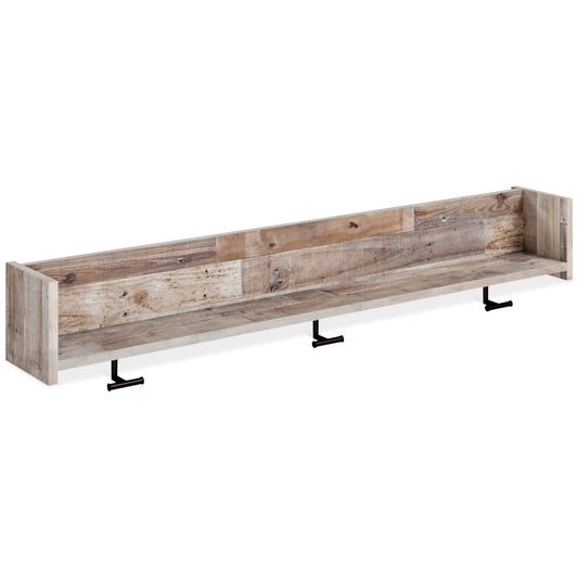 Neilsville Wall Mounted Coat Rack with Shelf - EA2320-151 - product view or room setting; only coat rack included (supplier image 1)