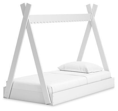 Hallityn Tent Bed - EB1810-121 - product view or room setting; only bed included (supplier image 15)