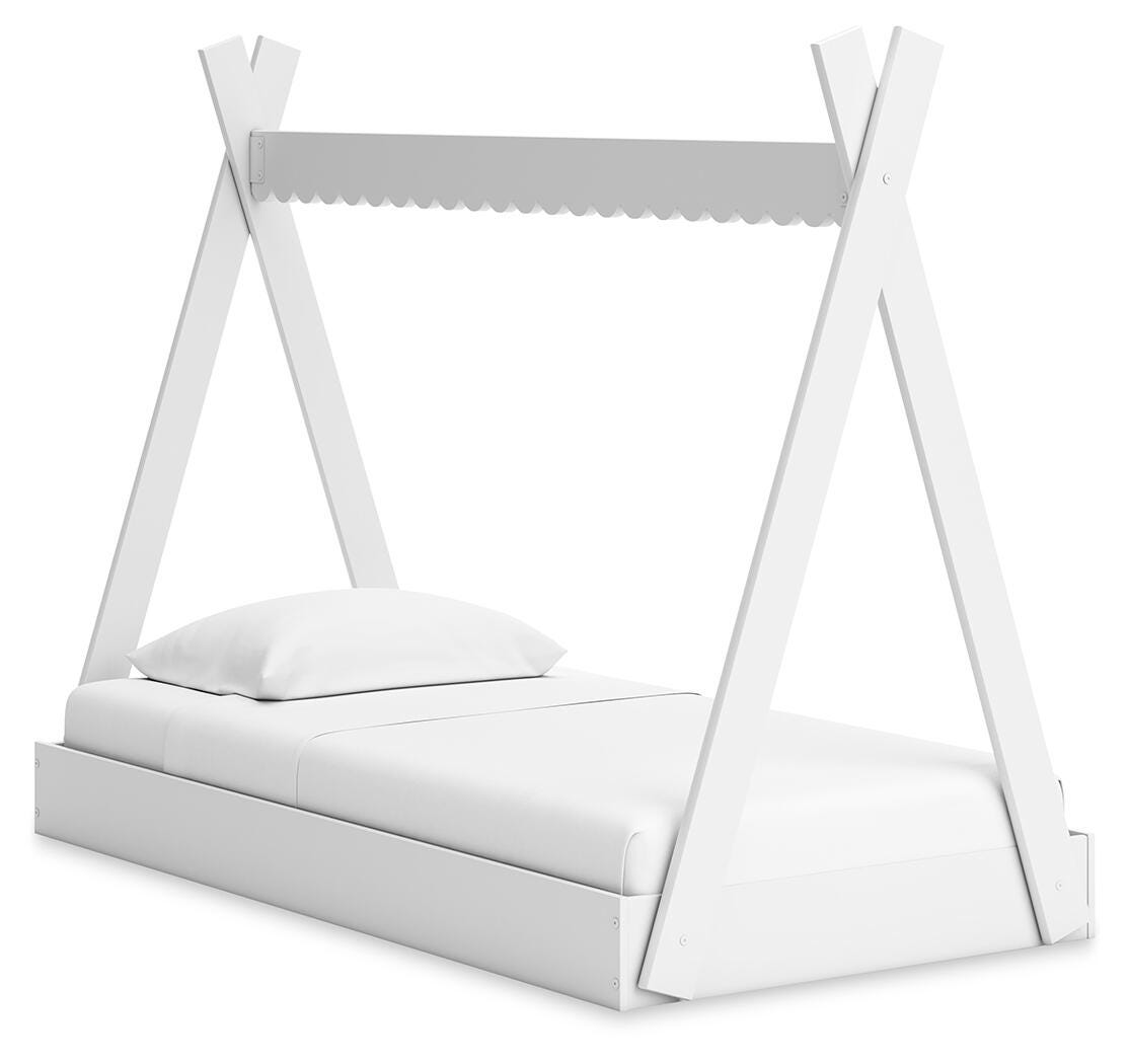 Hallityn Tent Bed - EB1810-121 - product view or room setting; only bed included (supplier image 12)