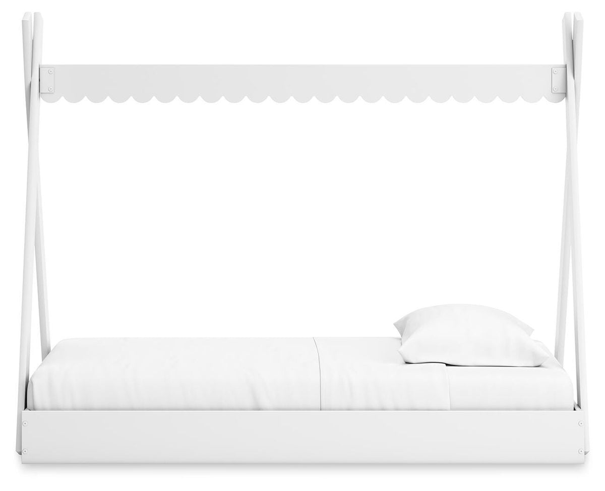Hallityn Tent Bed - EB1810-121 - product view or room setting; only bed included (supplier image 18)