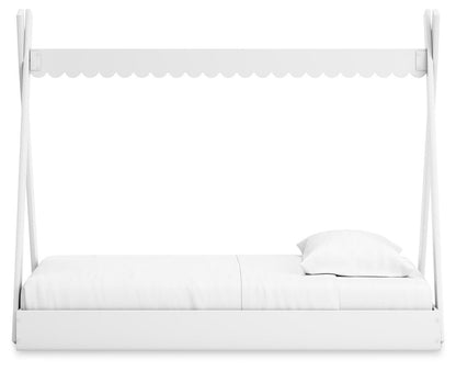Hallityn Tent Bed - EB1810-121 - product view or room setting; only bed included (supplier image 18)