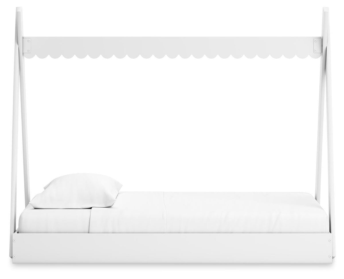 Hallityn Tent Bed - EB1810-121 - product view or room setting; only bed included (supplier image 19)