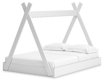Hallityn Tent Bed - EB1810-122 - product view or room setting; only bed included (supplier image 4)