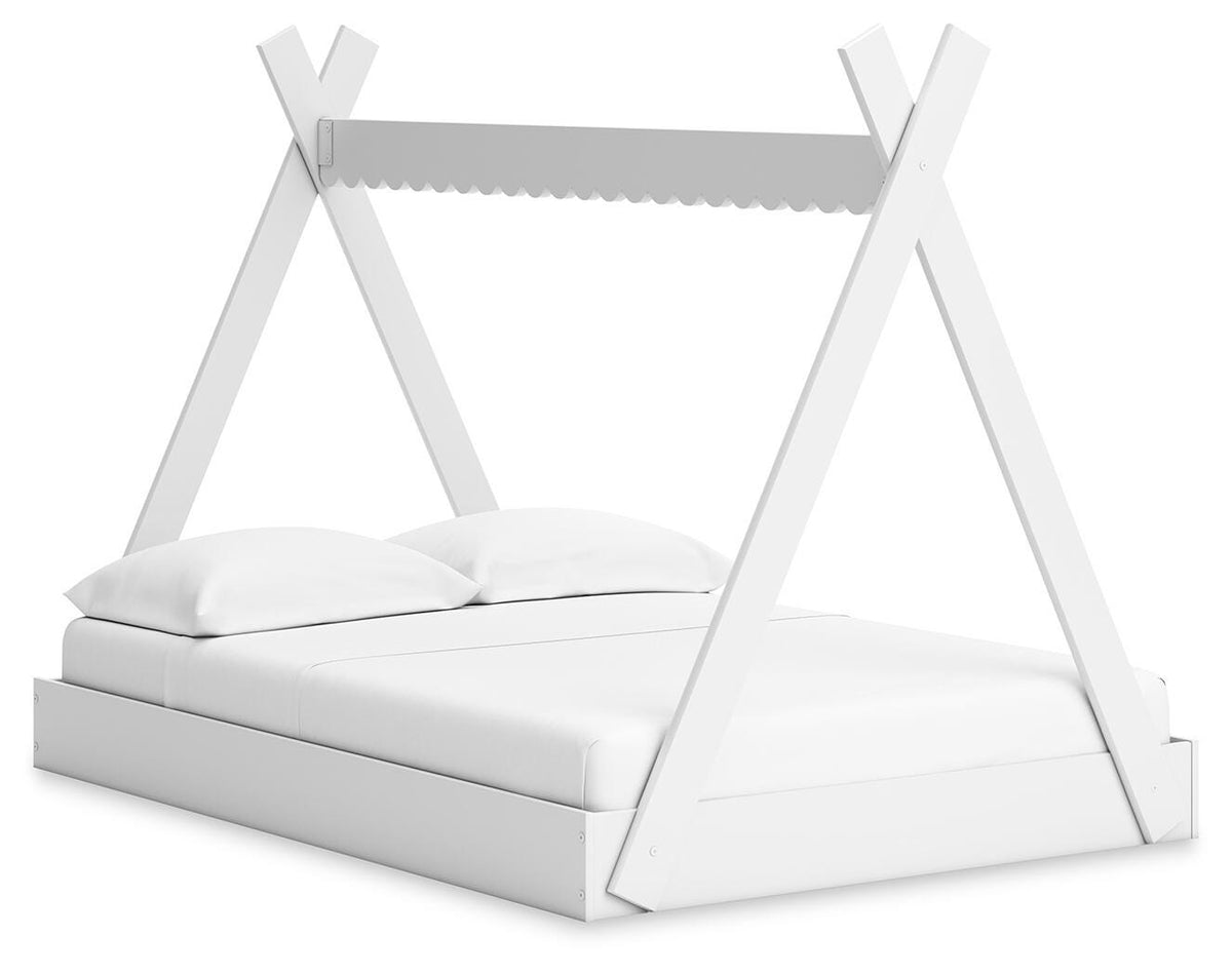 Hallityn Tent Bed - EB1810-122 - product view or room setting; only bed included (supplier image 1)