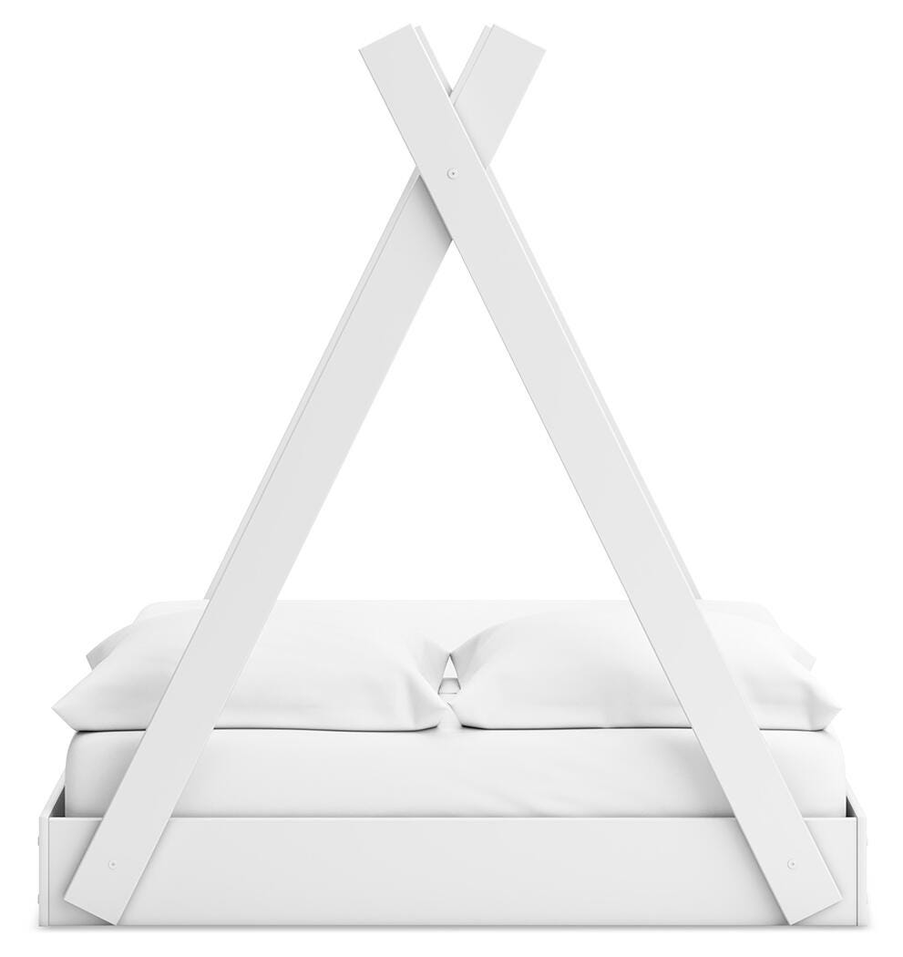 Hallityn Tent Bed - EB1810-122 - product view or room setting; only bed included (supplier image 7)