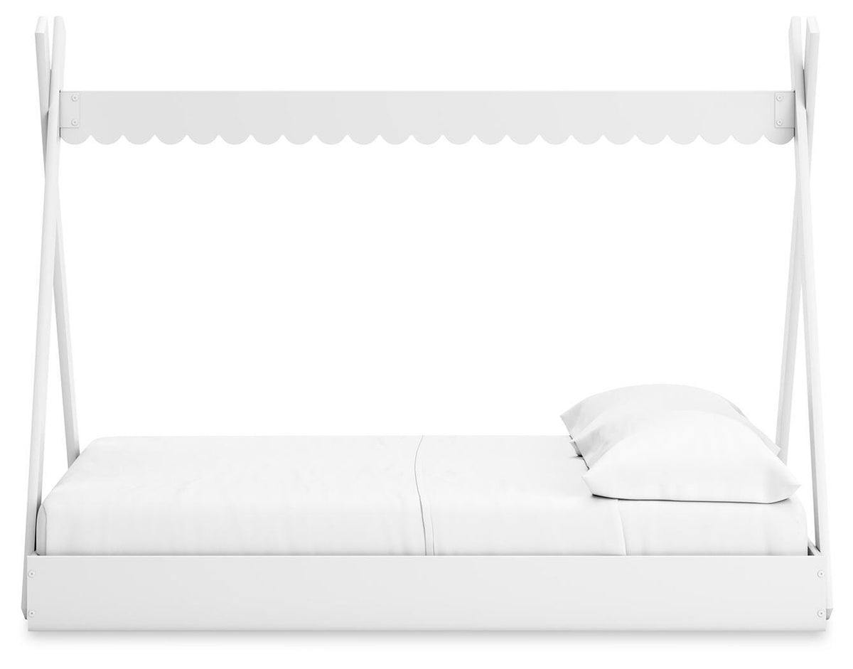 Hallityn Tent Bed - EB1810-122 - product view or room setting; only bed included (supplier image 8)