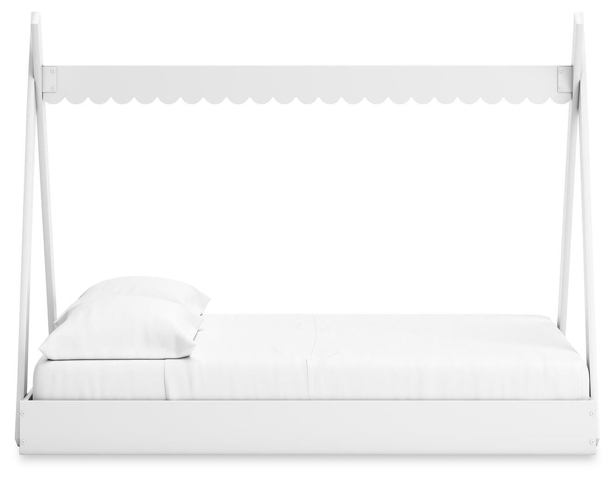 Hallityn Tent Bed - EB1810-122 - product view or room setting; only bed included (supplier image 9)