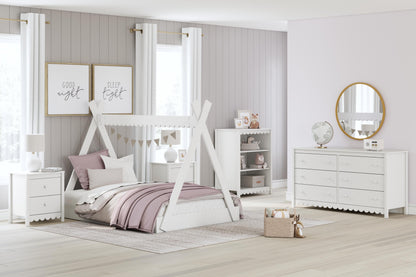 Hallityn Tent Bed - EB1810-122 - product view or room setting; only bed included (supplier image 11)