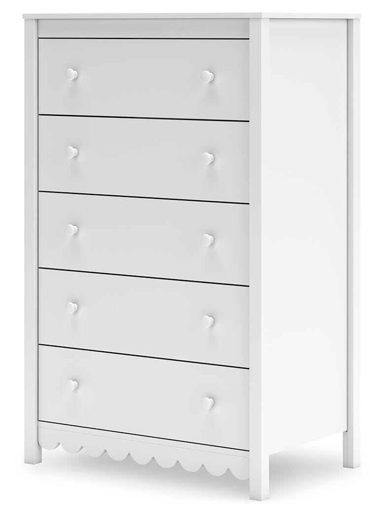Hallityn Chest of Drawers - EB1810-245 - product view or room setting; only chest included (supplier image 3)