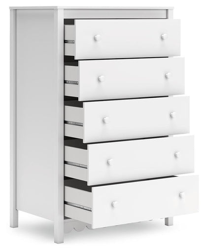 Hallityn Chest of Drawers - EB1810-245 - product view or room setting; only chest included (supplier image 4)