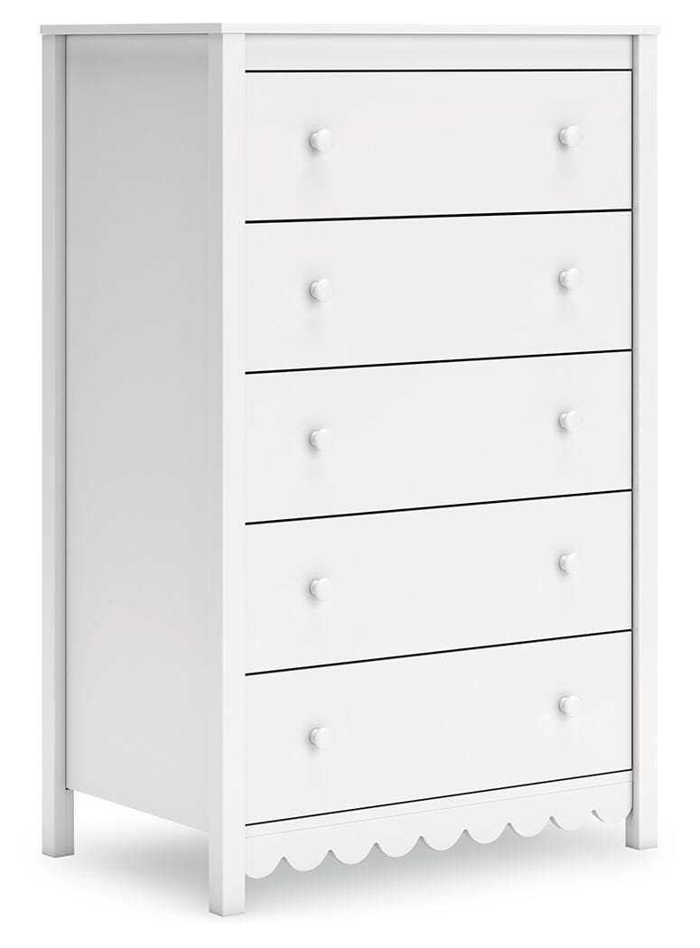 Hallityn Chest of Drawers - EB1810-245 - product view or room setting; only chest included (supplier image 1)