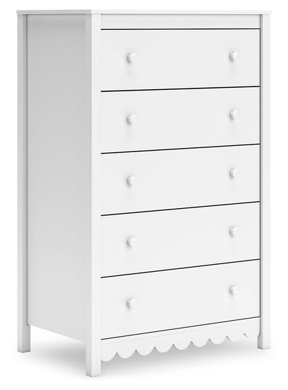 Hallityn Chest of Drawers - EB1810-245 - product view or room setting; only chest included (supplier image 1)