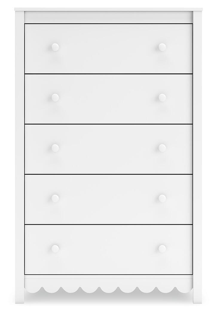 Hallityn Chest of Drawers - EB1810-245 - product view or room setting; only chest included (supplier image 5)