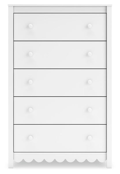 Hallityn Chest of Drawers - EB1810-245 - product view or room setting; only chest included (supplier image 5)