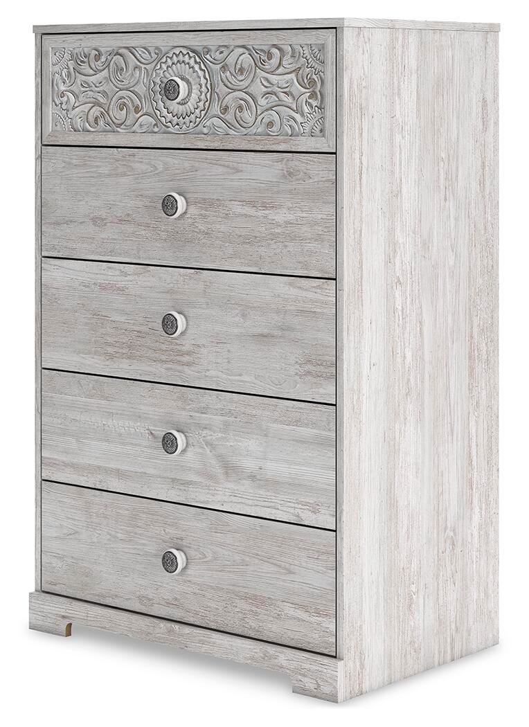 Paxberry Chest of Drawers - EB1811-245 - product view or room setting; only chest included (supplier image 4)