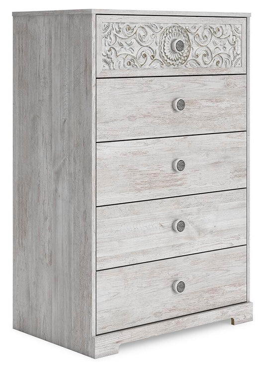 Paxberry Chest of Drawers - EB1811-245 - product view or room setting; only chest included (supplier image 1)