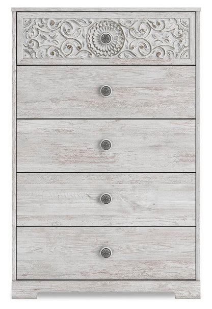 Paxberry Chest of Drawers - EB1811-245 - product view or room setting; only chest included (supplier image 3)