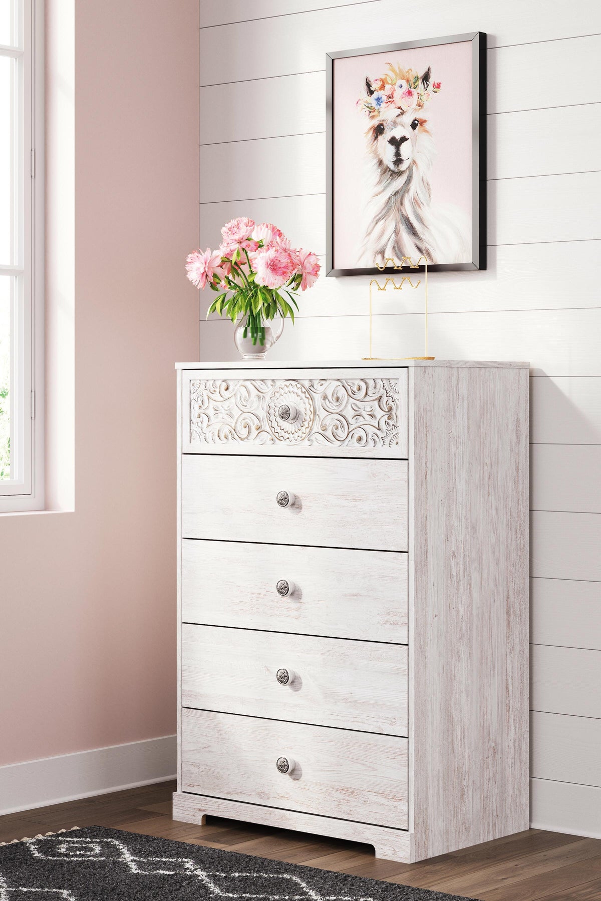 Paxberry Chest of Drawers - EB1811-245 - additional original supplier product view; only listed item or components included